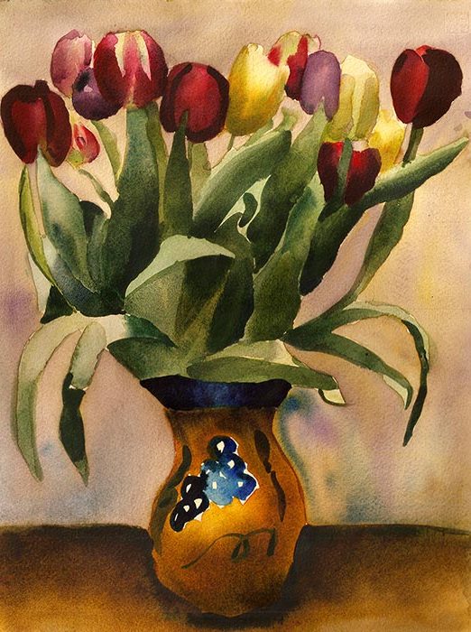 Tulips in a Vase